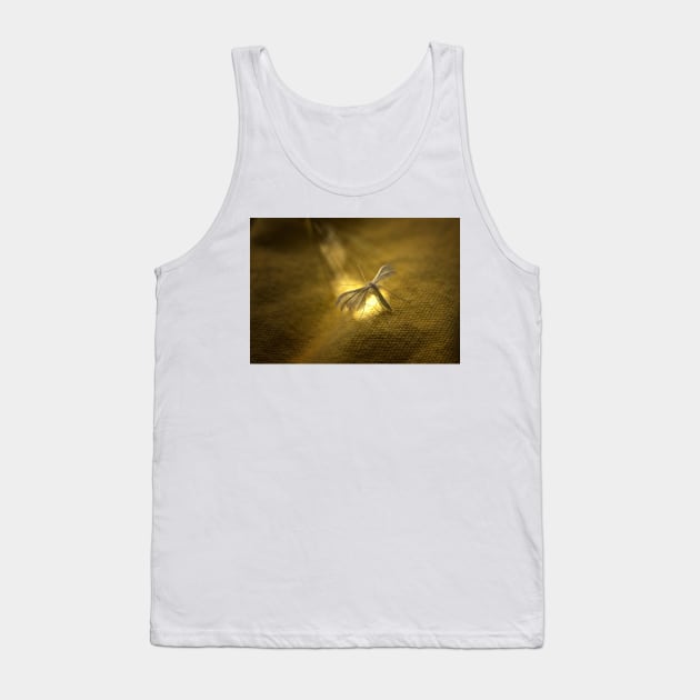 White Plume Moth Tank Top by Nigdaw